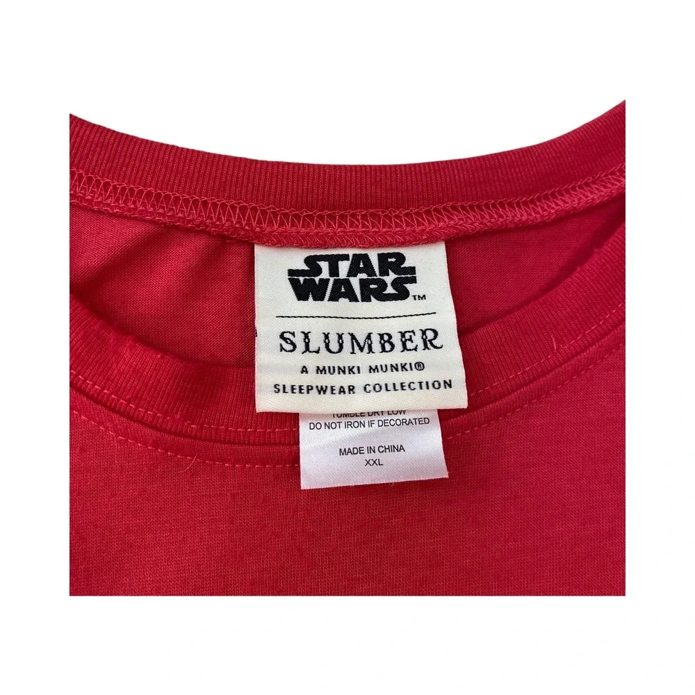 Munki Munki Star Wars The‎ Mandalorian Baby Yoda Grogu Pajama Set XXL Holiday